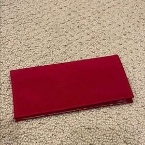 Red Checkbook Cover